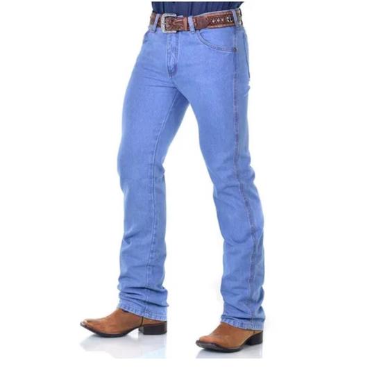 Calça Country Masculina Jeans Tradicional Corte Reto 10 O.z Tecido Grosso Menor preço em Calça Country Masculina Jeans Tradicional Corte Reto 10 O.z Tecido Grosso