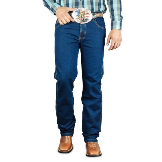 Imagem de Calça Country Tradicional Masculina Cowboy Texana Boiadeiros