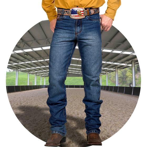 Imagem de Calça cowboy peão masculina rodeio premium top bill way