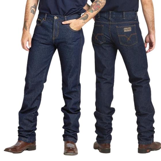 Imagem de Calça Cowboy Trabalho Masculina Pura Raça Tradicional Amaciado Country - Ref. 070516