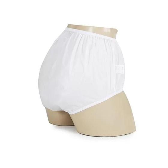 Imagem de Calça cueca Plástica Fechada LUXO Adulto tamanho M original incontinencia nacional