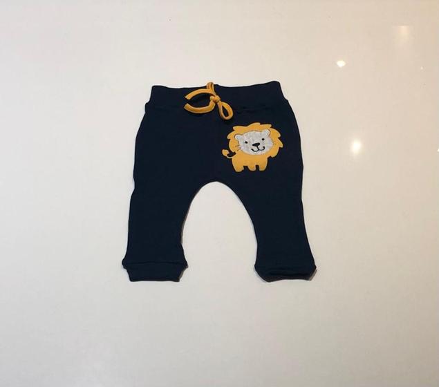 Imagem de Calça culote sem pé saruel com cordão leão, marca Azul bebê