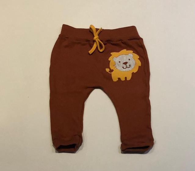 Imagem de Calça culote sem pé saruel com cordão leão, marca Azul bebê