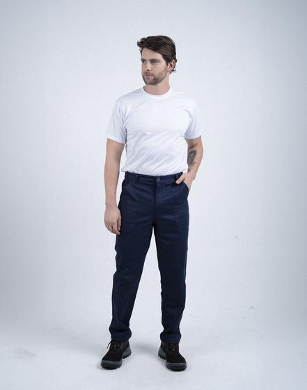 Imagem de Calça de Brim 1/2 Elástico Plus Size