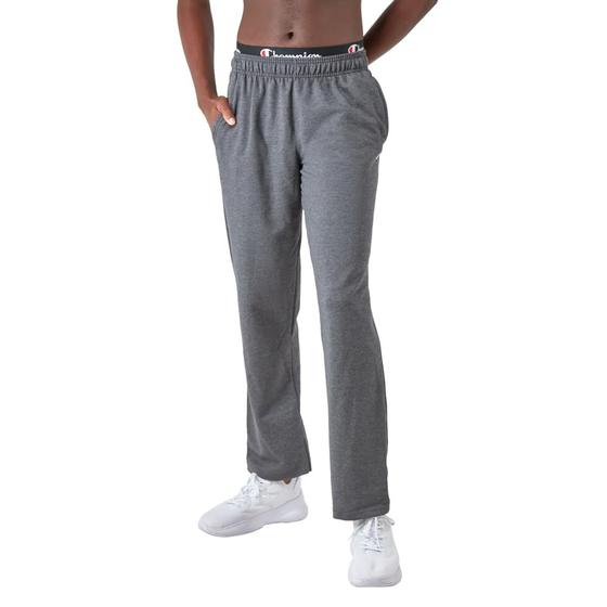 Imagem de Calça de moletom Champion Powerblend Fleece com fundo aberto para homens