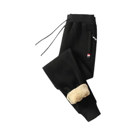 Imagem de Calça de Moletom Masculina com Fleece - Ideal para Corrida e Uso Casual