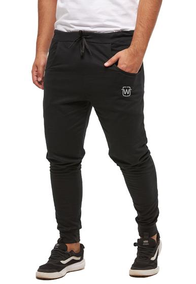 Imagem de Calça de moletom wooks masculina saruel skinny sport luxo