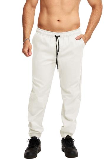 Imagem de Calça de Sarja Jogger Masculina Skinny Com Punho S01n