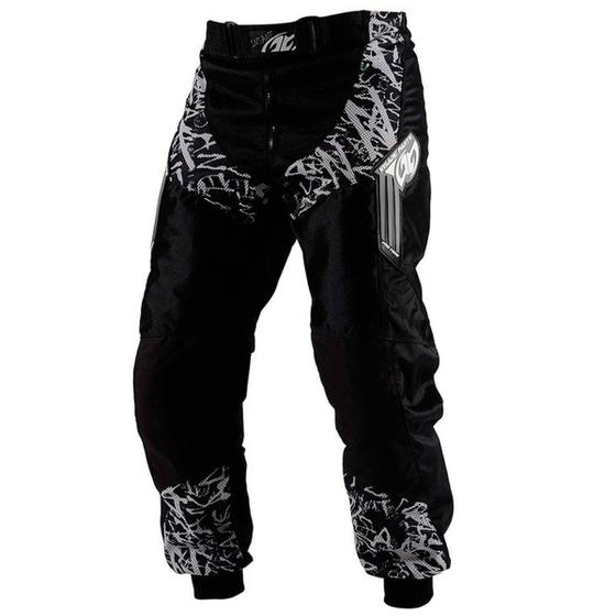 Imagem de Calça Esportiva Infantil Motocross Trilha Off Road Enduro Insane Black Proteção Confortável Pro Tork