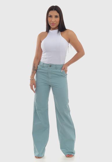 Imagem de Calça Feminina 7920 Wide Leg Green