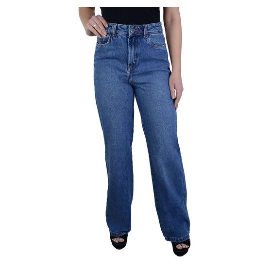 Imagem de Calça Feminina Aeropostale Jeans Wide Leg Blue - 98111