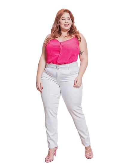 Imagem de Calça Feminina Cigarrete Sarja Plus Size Black Jeans