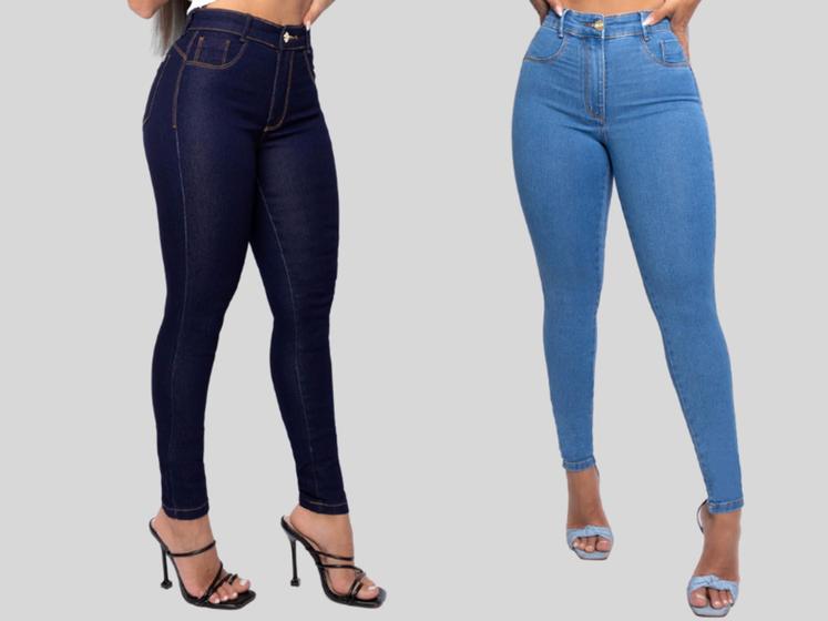 Imagem de Calça Feminina Jeans - Cintura Alta