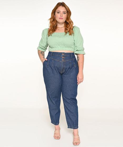 Imagem de Calça Feminina Jeans Plus Slouchy