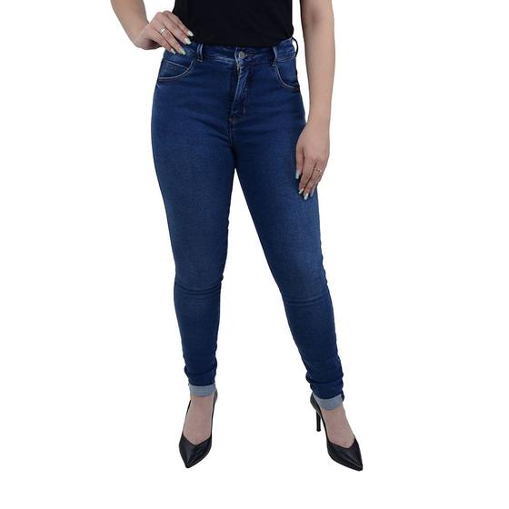 Imagem de Calça Feminina Lado Avesso Jeans Pin-up Jegging - L1220