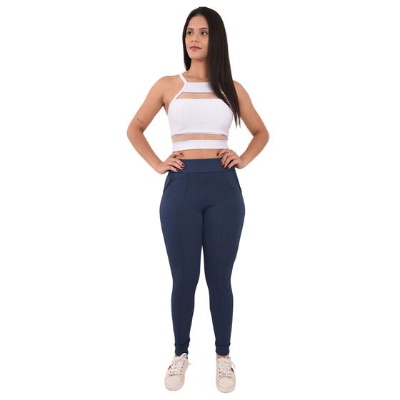 Imagem de Calça Feminina Malha Crepe Estilo Jogger