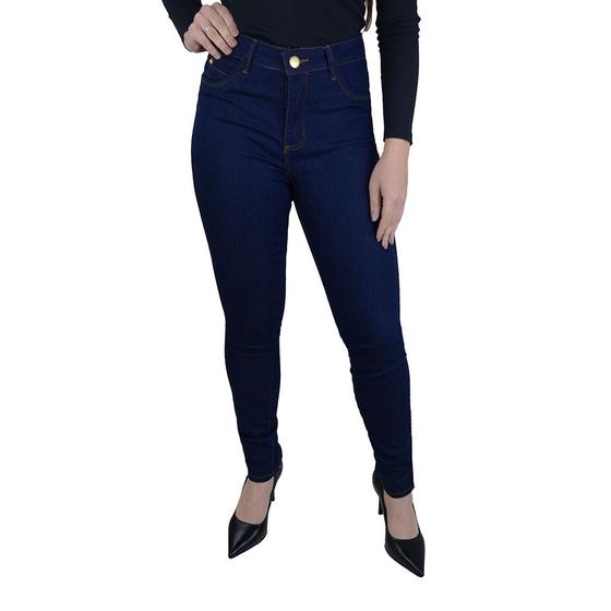 Imagem de Calça Feminina Ouzzare Jeans Skinny Azul Denin - ZZ8007