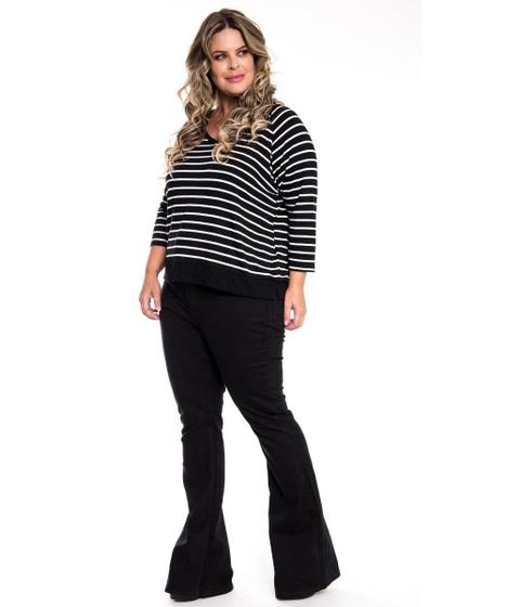 Imagem de Calça Feminina Plus Size Flare 48 ao 54 - Razon - 1360