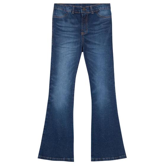 Imagem de Calça Flare Jeans Comfort Infantil Menina Azul Claro