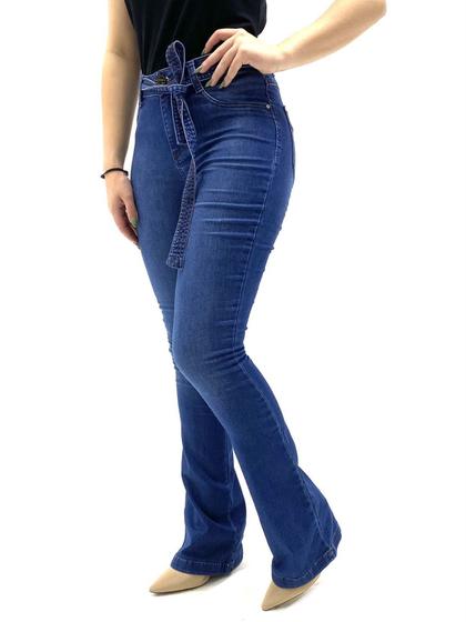 Melbourne Saving Tame Calça geração moderna boot cut jeans com cinto feminina - GERACAO MODERNA -  Kit Feminino - Magazine Luiza