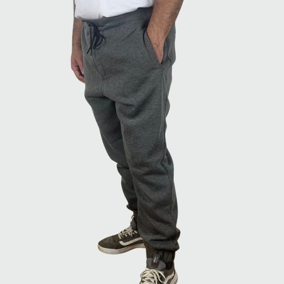 Imagem de Calça HD Moletom Plus Size Cinza