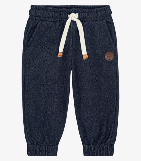 Imagem de Calça Infantil Masculina Em Molecotton Trick Nick Azul