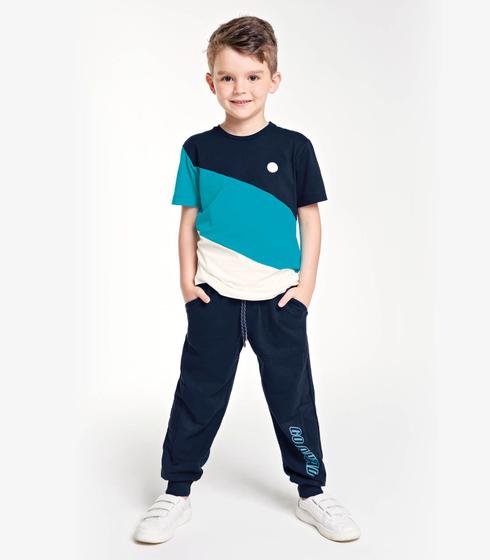 Imagem de Calça Infantil Masculina Em Moletom Trick Nick Azul