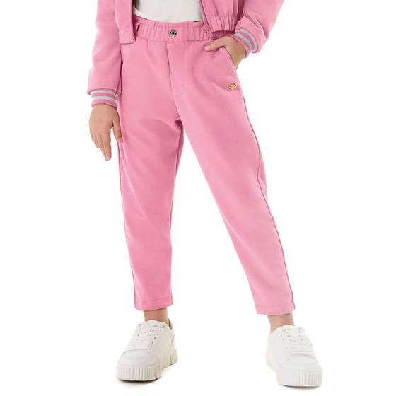 Imagem de Calça Infantil Rovitex Trick Nick Em Suede Sarjado Rosa