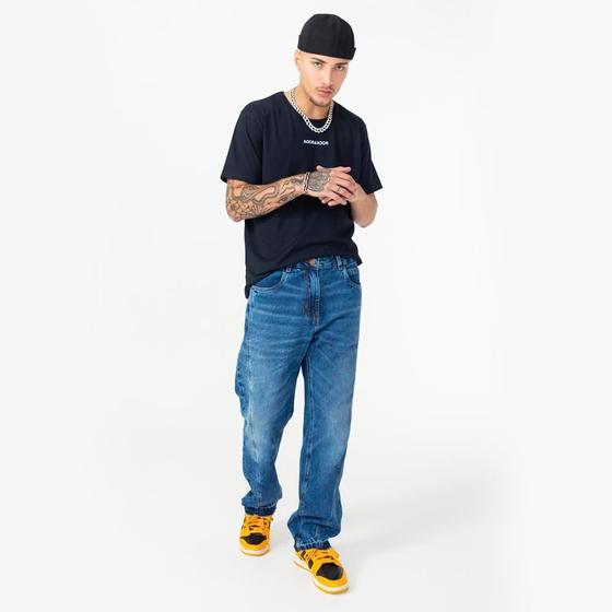 Imagem de Calça Jeans Baggy Rock&Soda Masculina Conforto Moderna Leve