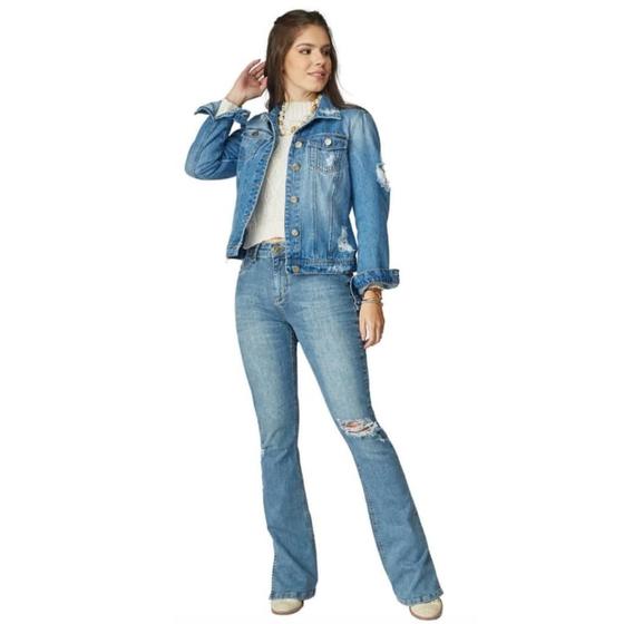 Imagem de Calça jeans boot cut blue fit 44