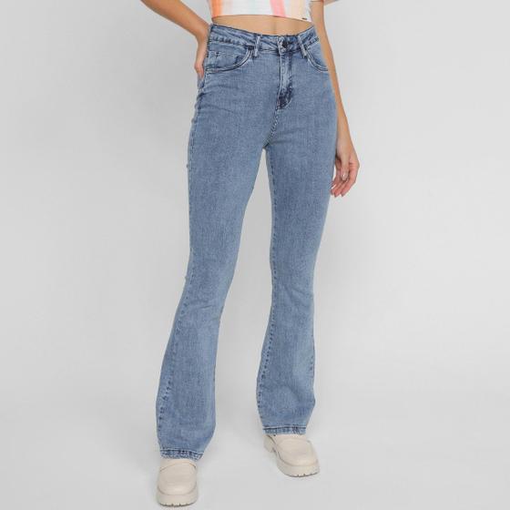 Imagem de Calça Jeans Bootcut Polo Wear Cintura Alta Feminina