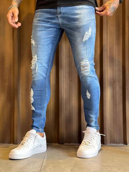 Imagem de Calça jeans c/ puídos ref 958