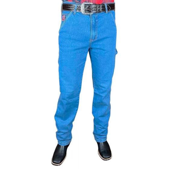 Imagem de Calça Jeans Carpinteira Masculina Plus Size Os Boiadeiros 