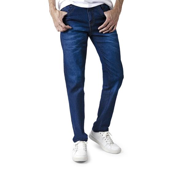 Imagem de Calça Jeans Casual Amanda Block com Zíper e Detalhe em Lavagem Clara