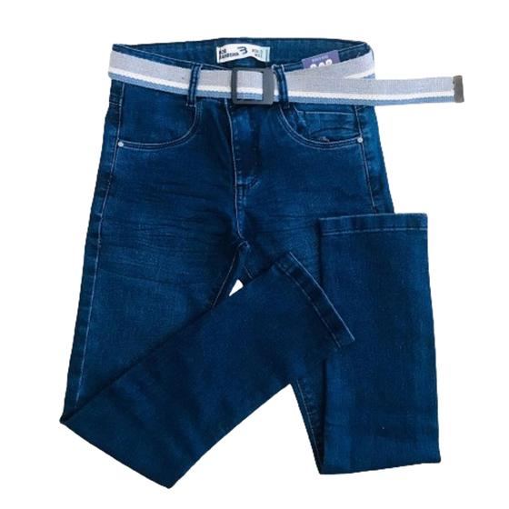 Com Cinto CalÇa Jeans Menino Infantil Rasgada Feminina Infantil