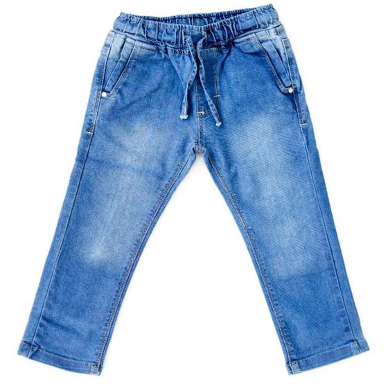 Imagem de Calça Jeans com Regulagem em Elástico Paparrel 4387