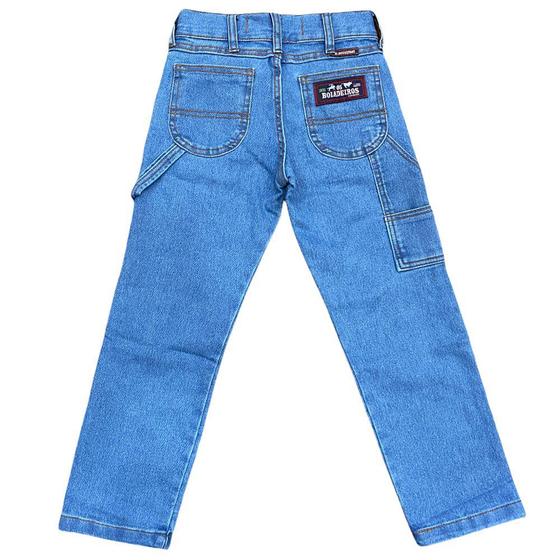 Calça Jeans Country Infantil Carpinteira Unissex - Os Boiadeiros Menor preço em Calça Jeans Country Infantil Carpinteira Unissex - Os Boiadeiros