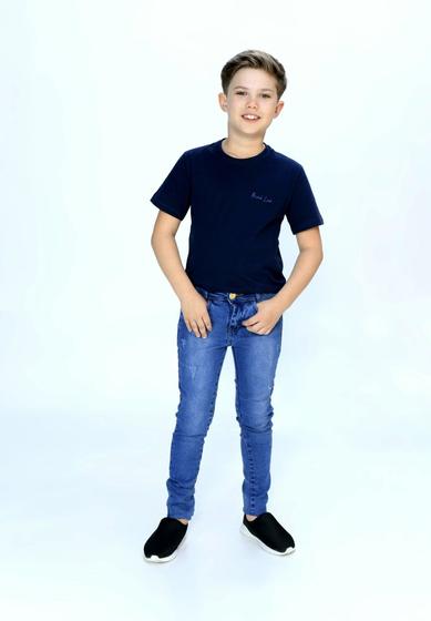 Imagem de Calça Jeans de Menino Modelagem Skinny Confortavel - Brink Link