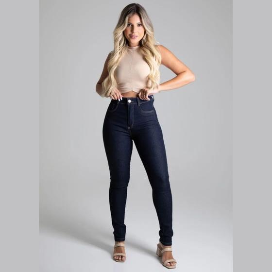 Imagem de Calça Jeans escuro Super Lipo Skinny Sawary 264874