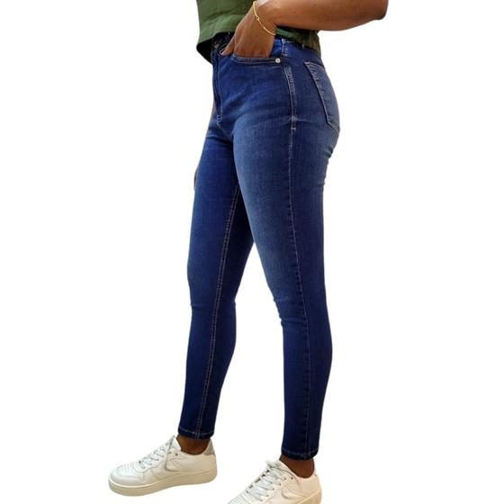 Imagem de Calça jeans femina dardak skinny cós alto