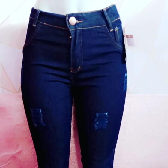 Imagem de Calça jeans feminina azul marinho