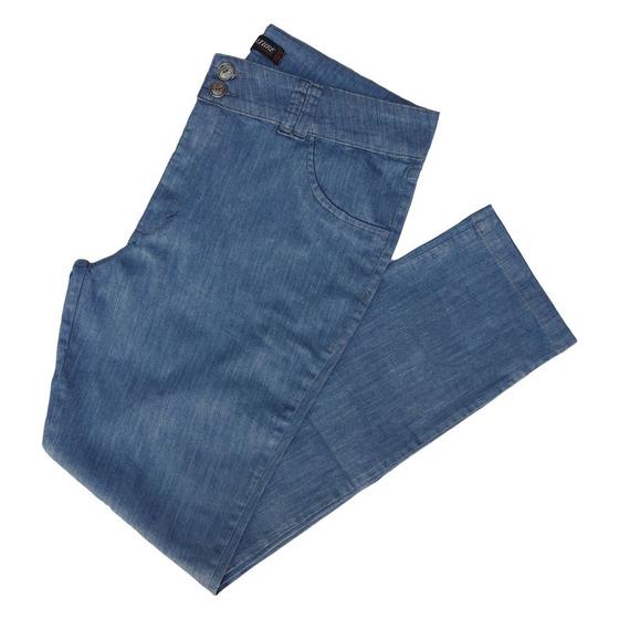 Imagem de Calça Jeans Feminina Cintura Alta Ref 96 Plus Size