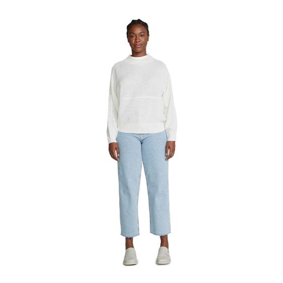 Imagem de Calça Jeans Feminina Cintura Alta Reta