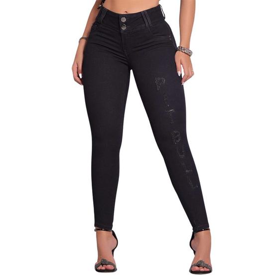 Imagem de Calça Jeans Feminina Cintura Alta Skinny Pit Bull - 66276