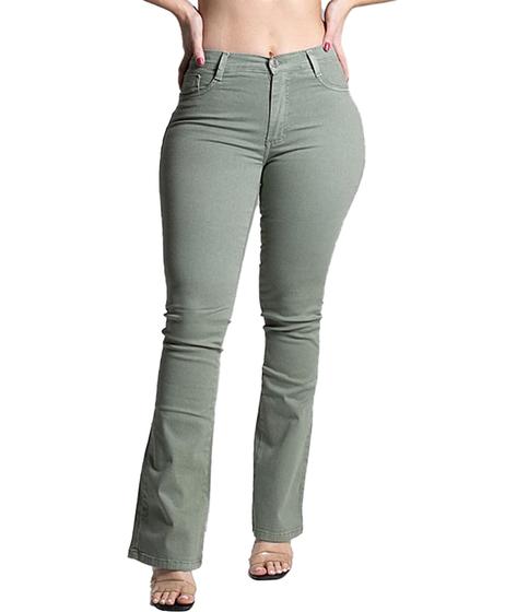 Imagem de Calça Jeans feminina Flare Boca de sino Sawary