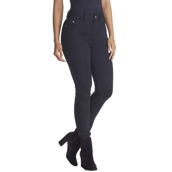 Imagem de Calça Jeans Feminina HNO Jeans Skinny Cós Alto Preta