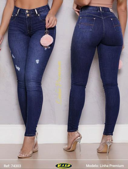 Imagem de Calça Jeans Feminina Linha Premium Levanta Bumbum Ri19-74303