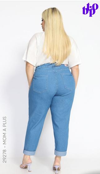 Imagem de Calça jeans feminina plus size biotipo do tamanho 48 ao 56