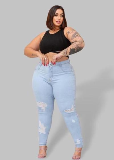 Imagem de Calça Jeans Feminina Plus Size Clement Jeans