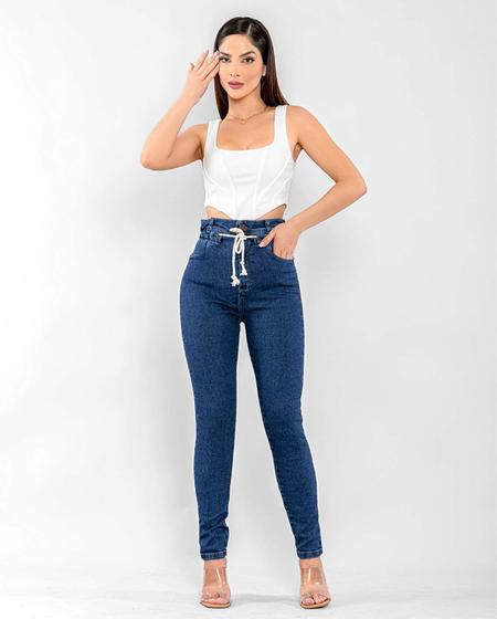 Imagem de Calça Jeans Feminina Rope com Elastano  02405 Escura